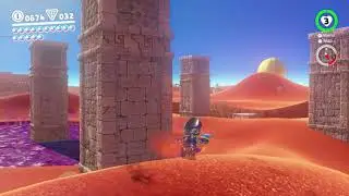 Super Mario Odyssey - Sand Kingdom Moon #75: AN Invisible Cleam