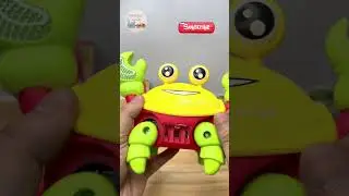 ASMR Robot Crab with Lights and Satisfying Sounds