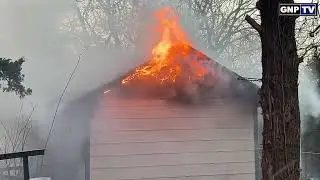 House Destroyed in Fire on Chapco Dr. – No Injuries Reported