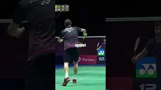 Viktor Axelsen's signature trickshot #shorts #badminton #viktoraxelsen #shiyuqi