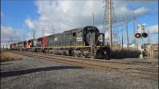 IC 6252 Trails on CN L536 at Gary IN 1/10/2026
