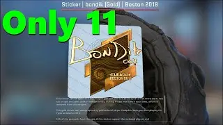 The rarest sticker in csgo