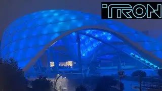 TRON Lightcycle Power Run Construction Update | END DECEMBER 2022 Walt Disney World RAILROAD #tron
