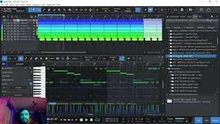 Im trying my new setup and i make a dope beat!! (studio one beatmaking Live)