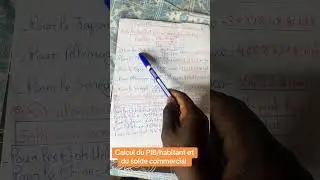 Calcul du PIB par habitant