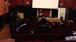 Hal Lindes at Watersprite Cambridge student film festival 2