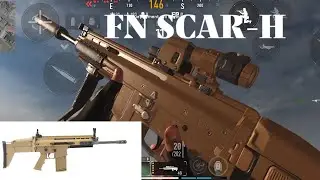 Call of Duty Warzone Mobile iModification Accessory FN SCAR-H (TAQ-V) gameplay