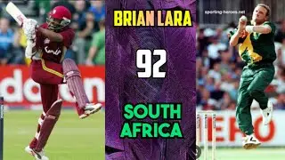 Brian Lara 92 | vs South Africa | at Barbados 2001