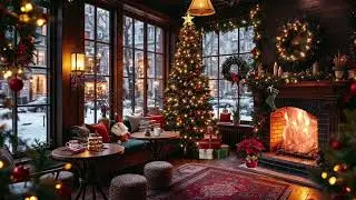 December Book Nook Coffee Shop | Background Ambience | Hour Long