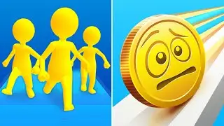 Join Clash 3D Vs Coin Rush 🟠🍎🟠Max Levels Walkthrough Android IOS Update Gameplay OK1A