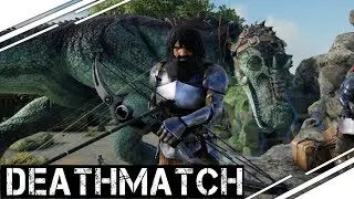PvP на Deathmatch арене в ARK! Пробую свои силы в первый раз на ДМ в АРК!