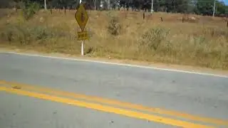Rodovia MG 808 chegando a Florestal-MG/RMBH