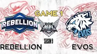 [ENGLISH] REBELLION ZION vs EVOS LEGENDS GAME 1 SEASON 09 MPL ID 2022