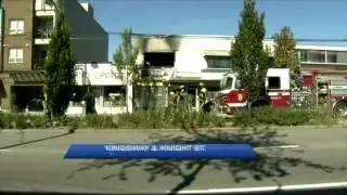 East Vancouver Fire Injures Four Officers