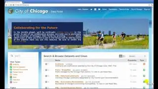 Example #1 - Creating a data portal map from a data set