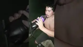 Probando La Manaos De Uva!!! Mi Amigo Piyo