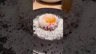 Wagyu Cheese Yukke (Wagyu Yukke with Parmigiano-Reggiano Cheese)