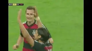 Brazil Germany WC 2014 5th goal Sami Khedira