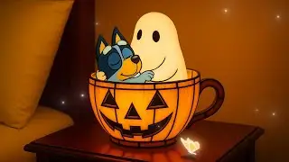 Ночь Хэллоуинских снов от Bluey 🎃💙 Глубокий сон и расслабляющая музыка для снятия стресса | Уютна...