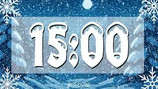 15 Minute Christmas Timer with Music | Winter Classroom Countdown