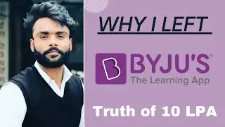 Byju's Bda job review|| Can we quit Byjus|| why I left Byjus|| Life at byjus|| pushpendra Kumar
