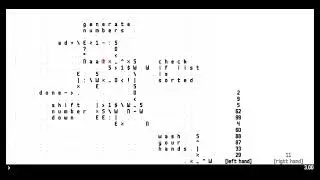 Fungi #1: Sorting algorithm in Fungus