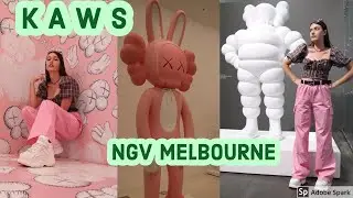KAWS exhibition @ NGV Melbourne