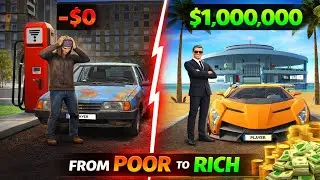 From POOR to RICH in Car Simulator 2 😱 From ZERO to SUPERCARS
