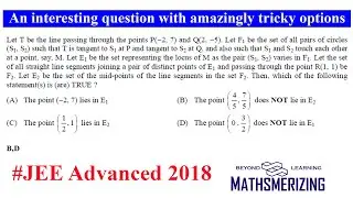 JEE Delight | JA 2018 | An interesting question with amazingly tricky options