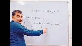 refraction of light | Refractive index | lateral displacement | beam width through refraction