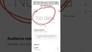 No data ⚠️ problem on yt studio #nodata #ytstudio #youtubeshorts #shorts #problem #viral #youtube