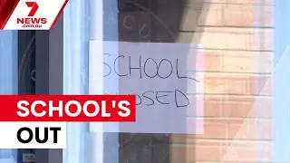 Thieves strike primary schools: Hundreds of students forced to stay home | 7NEWS