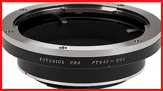 Fotodiox Pro Lens Mount Adapter, Pentax 645 Lens to Canon EOS Camera Mount Adapter, for Canon EOS 1D