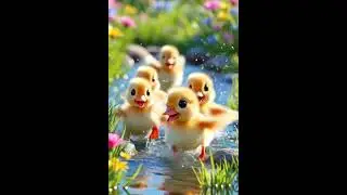 Funny Duck Parade 🦆💦 | Baby Duck Splash Fun | Funny Tunu Rhymes