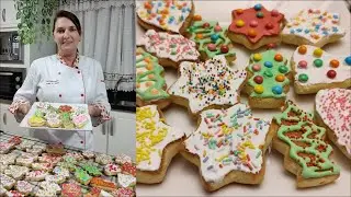 RENDE MUITO - BOLACHA DE NATAL PINTADA | RECEITA CASEIRA SUPER FÁCIL DE FAZER