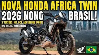 Nova Honda Africa Twin 2026: preços, versões e todas as mudanças