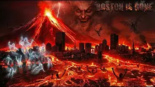 BOSTON IS GONE: Volcano Melts The City... Then The DEAD Rise (40m Horror Simulation)