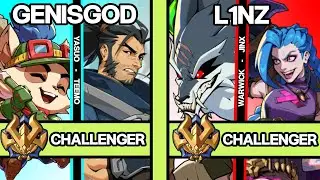 2XKO ▰ GENISGOD (Yasuo-Teemo) vs L1NZ (Warwick-Jinx) ▰ 2XKO Pro Replays
