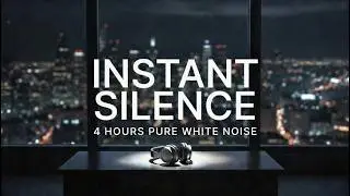 White Noise for Deep Focus 🔵 4 Hours | Study, Work & Concentration