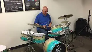 Larry Grano jamming on Element 2 Series Drums