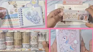 Cute Journal Sticker😍cute journal😍journal sticker decoration😍journal with me😍Kawaii journal ideas❤️