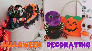 Decorating My Room For Halloween! (with beanie boos)