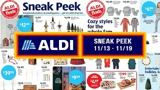 Неделя предпросмотра Aldi с 13 по 19 ноября ~ Праздничные пижамы для всей семьи и для собак!! Двухъярусный поднос!! Праздничное изобилие!!