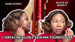 NEW! L'Oréal Skin Ink Foundcealer Review | Foundation + Concealer Hybrid?