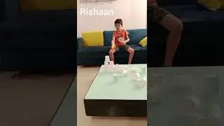 Challenge: Destroy the tower in 3 bullets #CupTower Challenge #Nerf #shorts