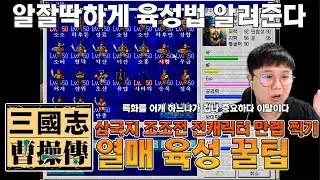 과노쓰 삼국지 조조전 전캐릭터 50렙 육성 및 열매 노가다 정리편