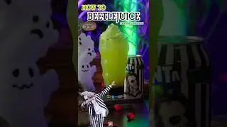 How To Make Beetlejuice | Non-Alcoholic Beetlejuice Drink| #beetlejuice #halloween #sincitybartender