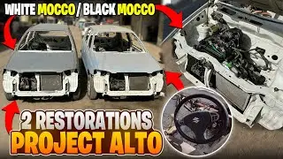 2 Alto Restoration Projects !! White Mocco / Black Mocco Engine Comparison ? Detailed Video 