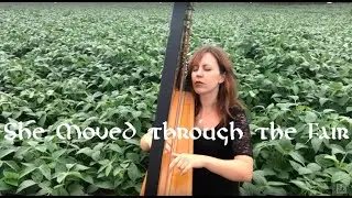 She Moved through the Fair - traditional Irish folk song - Celtic harp and voice - Maevyn Stone
