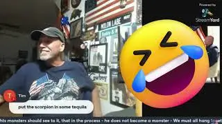 Rick Gore The Scorpion Hunter.🤣🤣